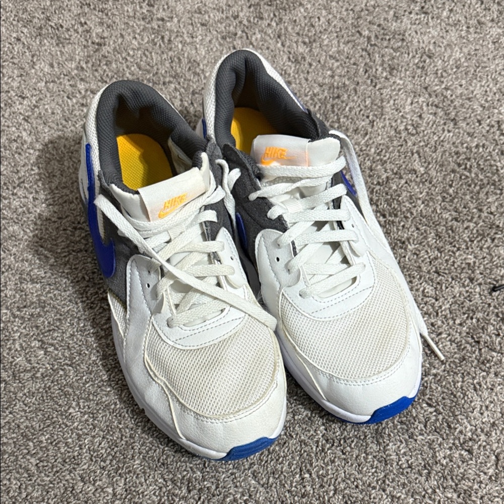 Nike Kids Sneakers White and Blue Accents